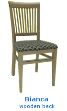 Bianca wooden back