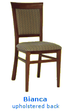 Bianca upholstered back